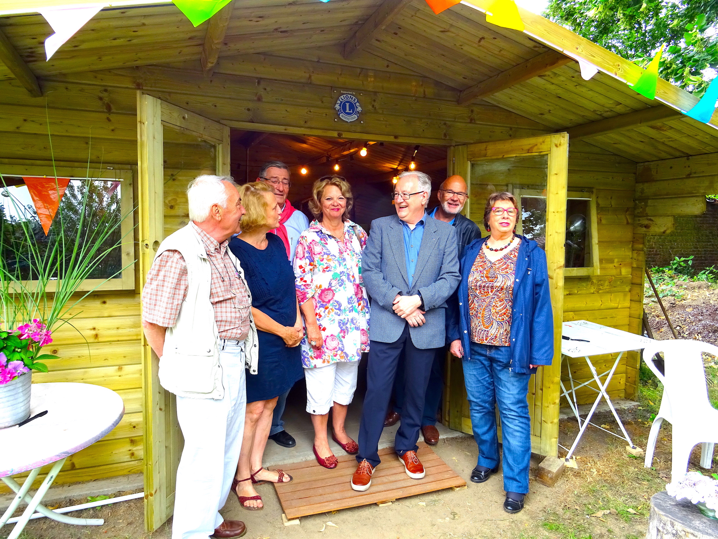 Lions Heraldic  inaugurates  new chalet for Les Vraies Richesses