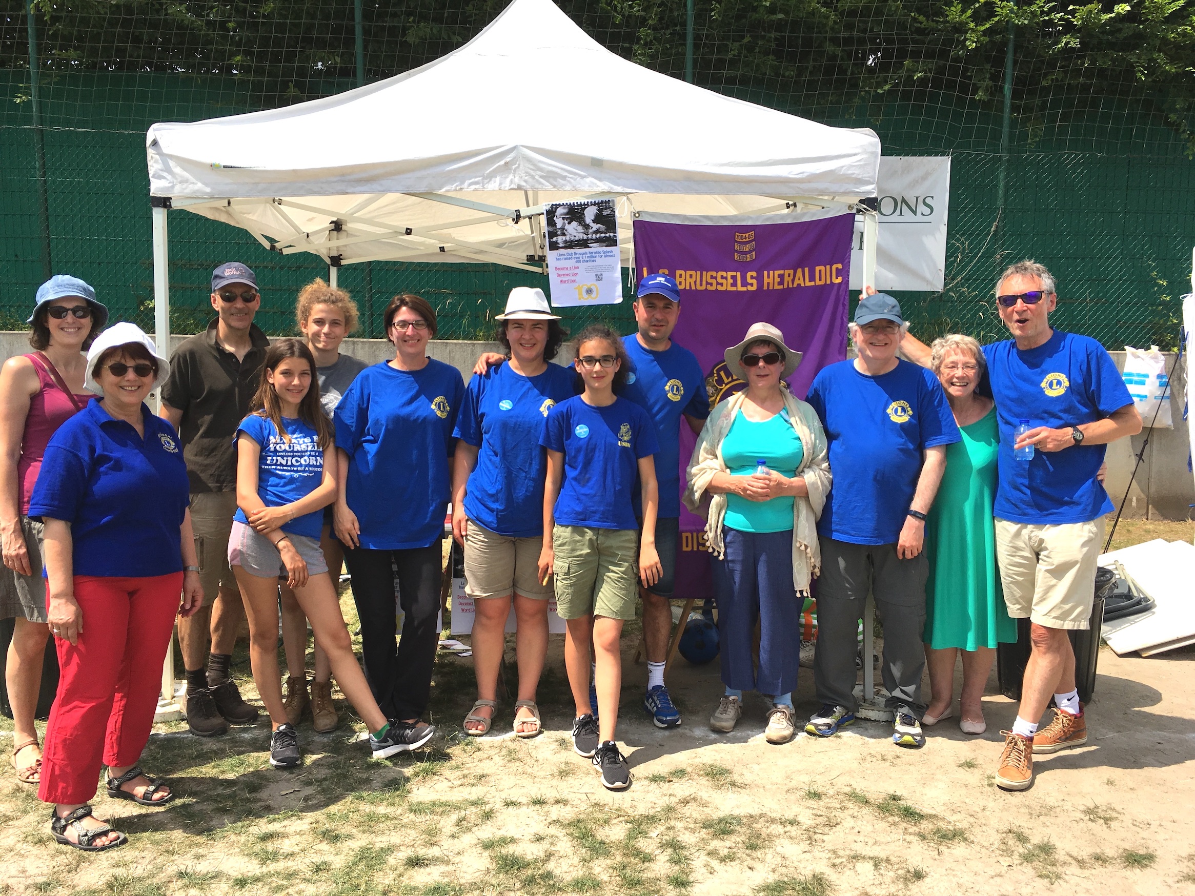 Lions Club Brussels Heraldic supports Relay for Life fight against cancer